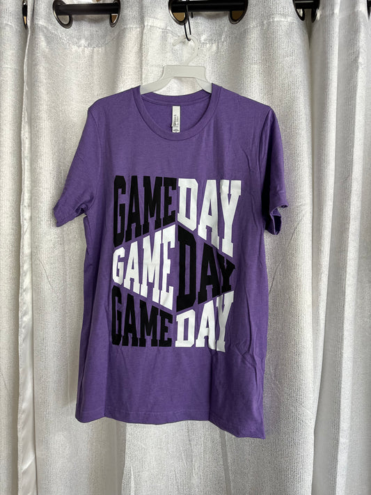 Game Day Slant Purple