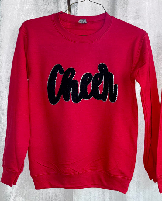 Cheer | Black Chenille Letters