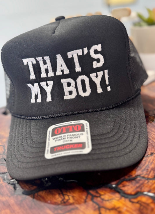 That’s My Boy!-Black Trucker Hat