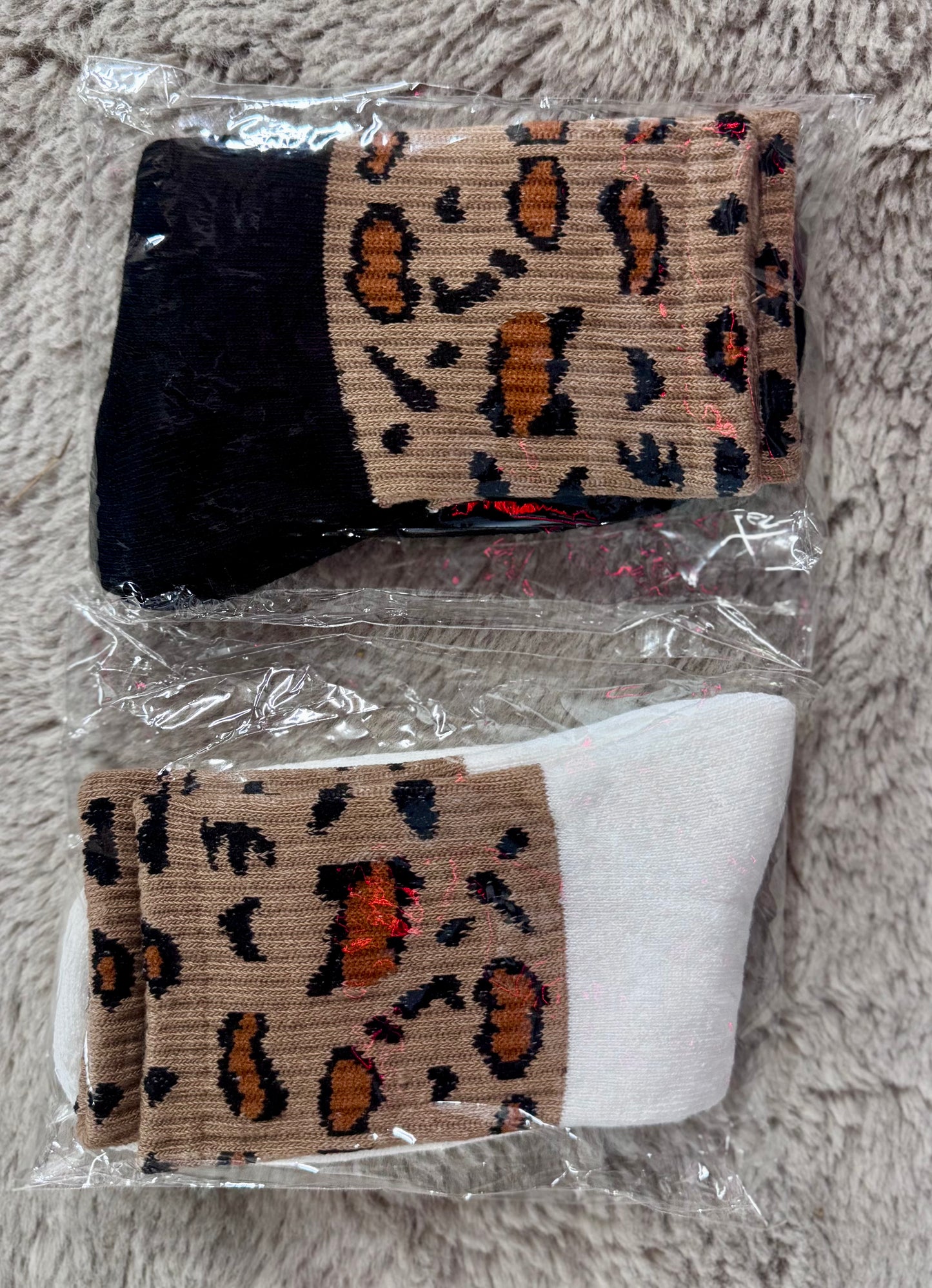 Leopard Winter Socks
