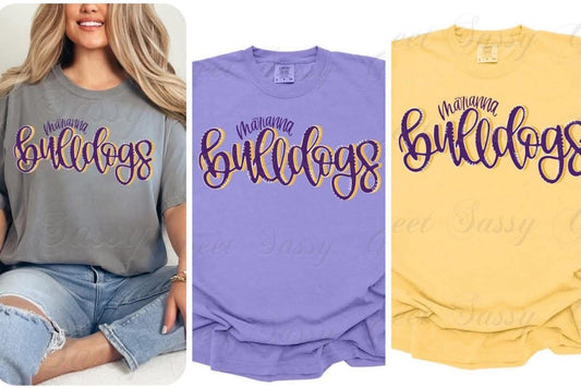 Marianna Bulldogs | Comfort Colors Tee