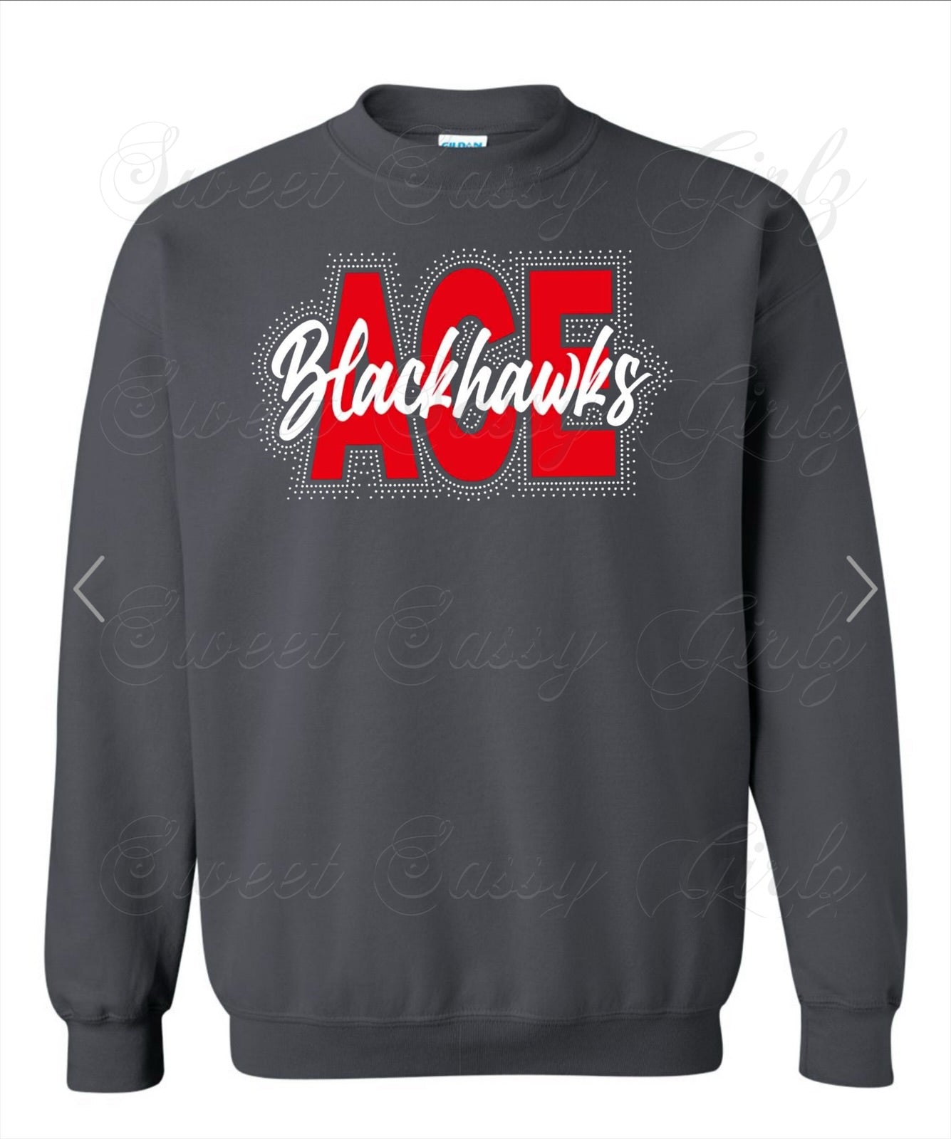 ACE Blackhawks Bling | Gildan Sweatshirts