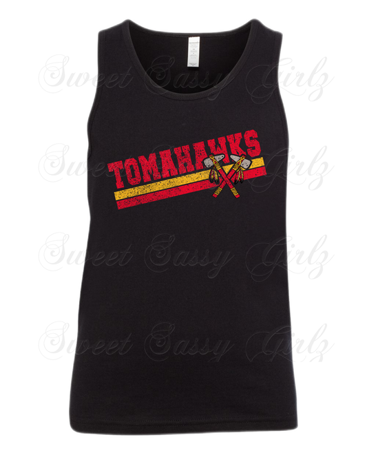 Tomahawks Tank | Bella + Canvas Jersey Tank