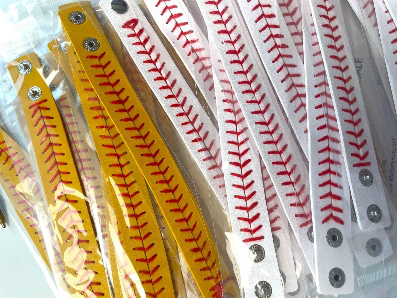 Baseball + Softball Leather Bracelets