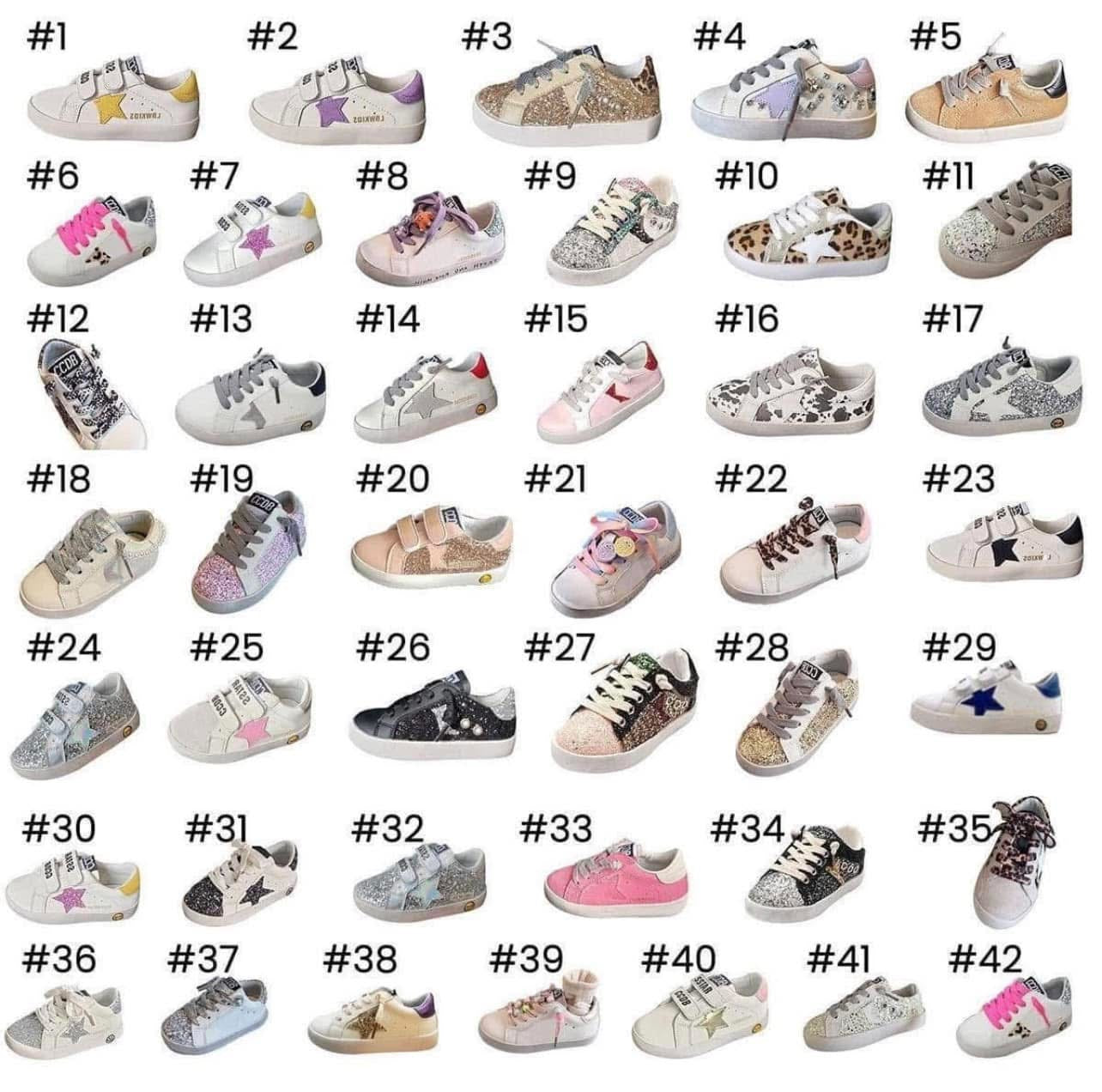 #36 - #40 | Girls Glitter Shoes