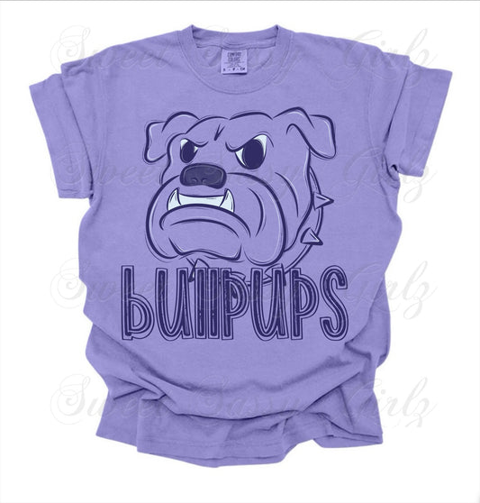 Monochrome Bullpups | Comfort Colors Tee