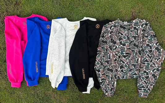 Embroidered Lu-Alike Logo Sweatshirt