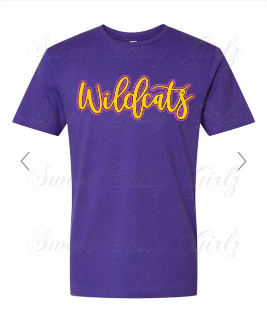 Wildcats Glitter + Puff ✨🐾 | LAT SS Tee