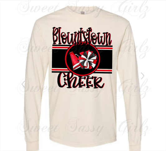 Blountstown Cheer | LS Comfort Colors Tee