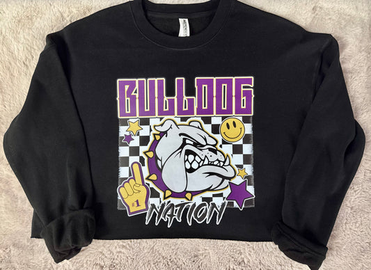 Bulldog Nation Cropped Sweatshirt