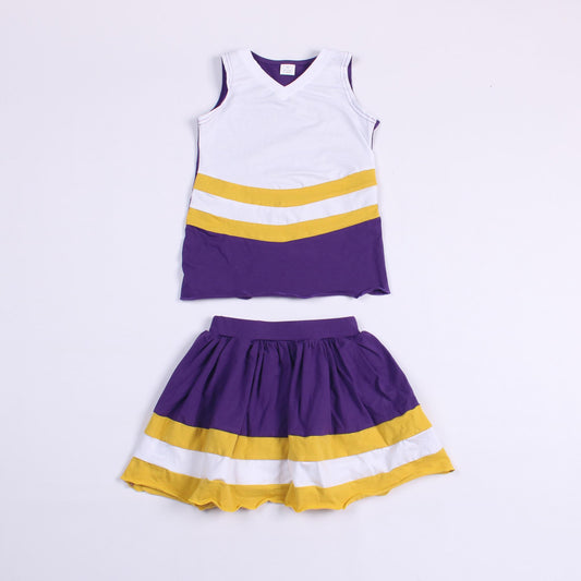 Purple + Gold Cheer Set