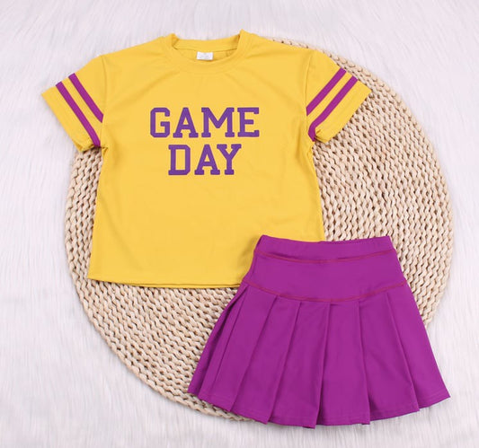 Purple + Gold Game Day Set