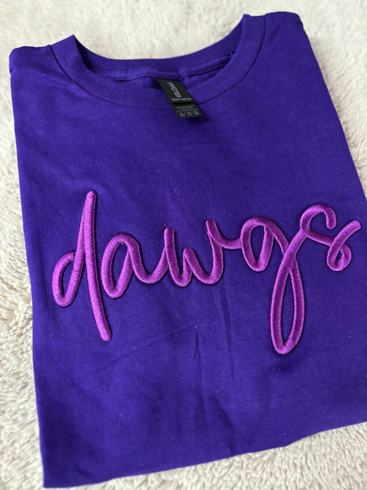 Dawgs Puff Embroidered T-Shirt