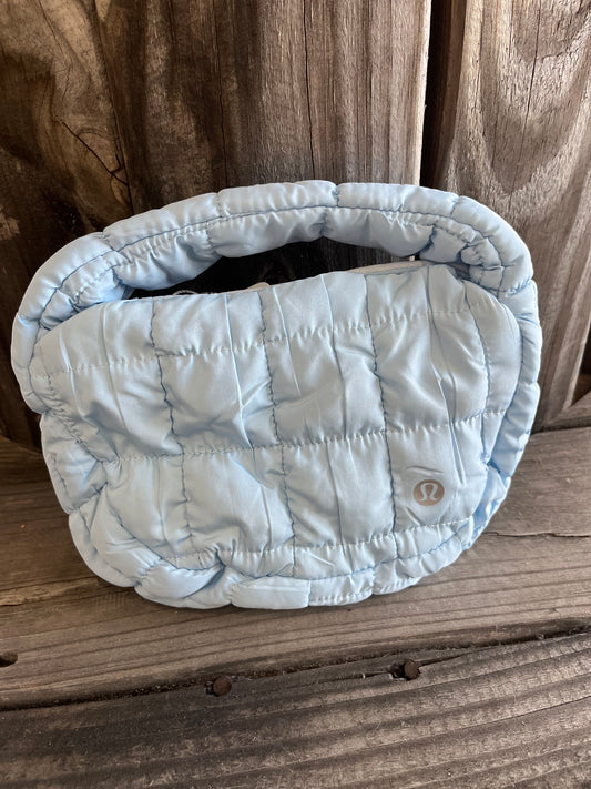 Light Blue Lu-Alike Puffer Tote