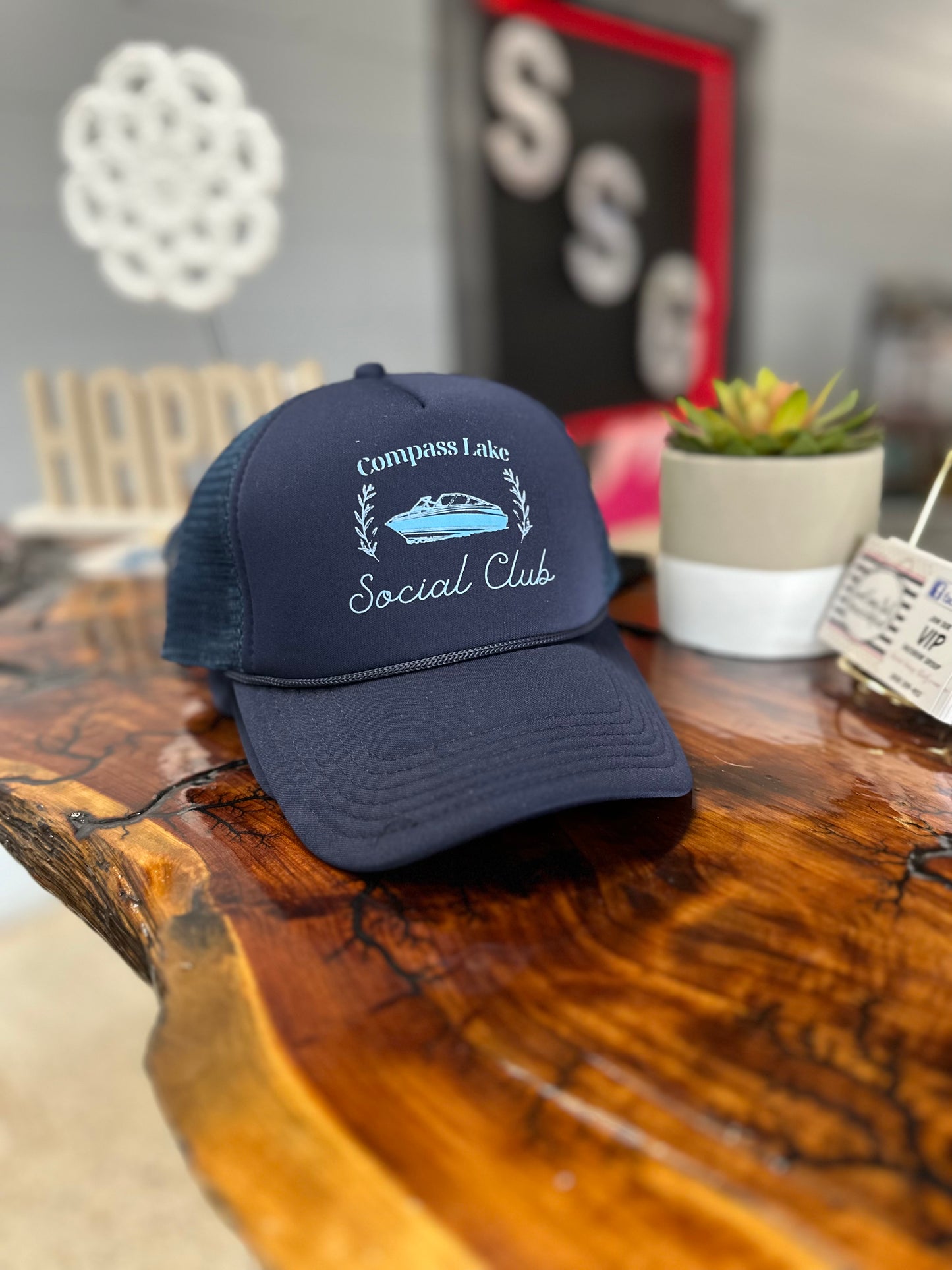 Compass Lake Social Club Trucker Hat