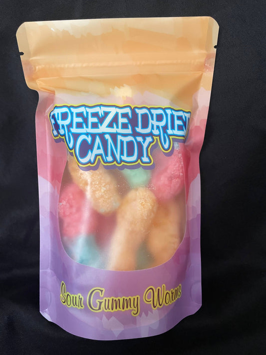 Freeze Dried Sour Gummy Worms