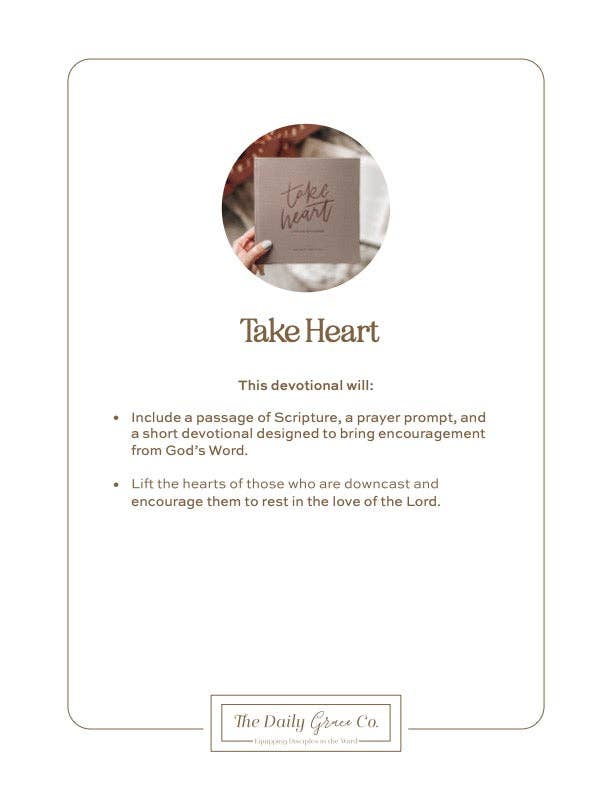 Take Heart Devotional | Coffee Table Book