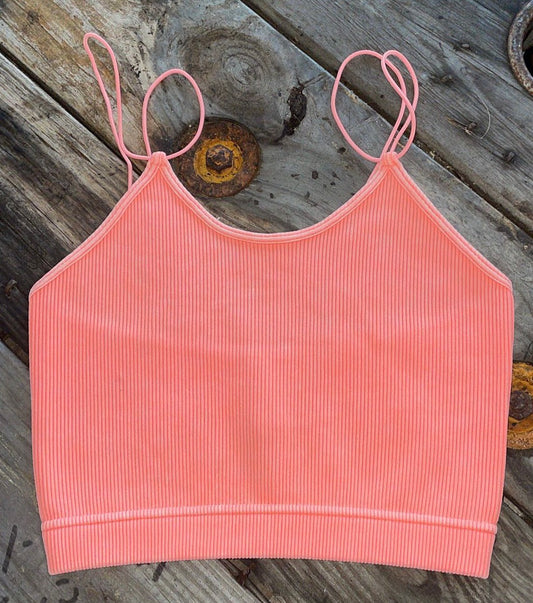 Coral Ribbed Brami