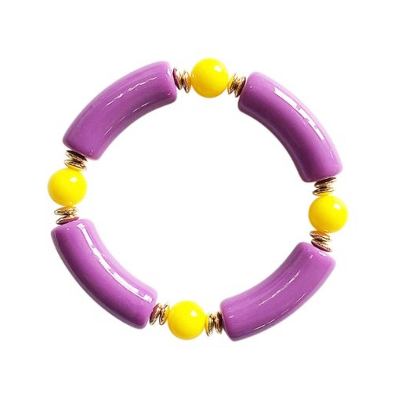 Purple & Yellow Game Day Bracelet