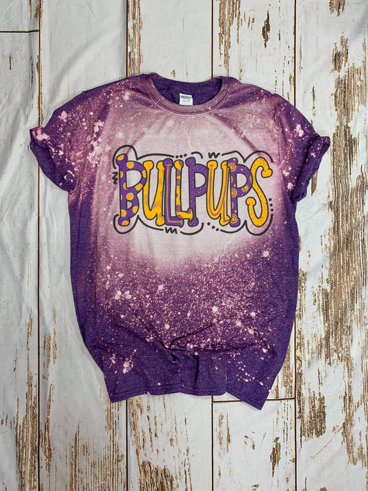 BULLPUPS BLEACHED TEE