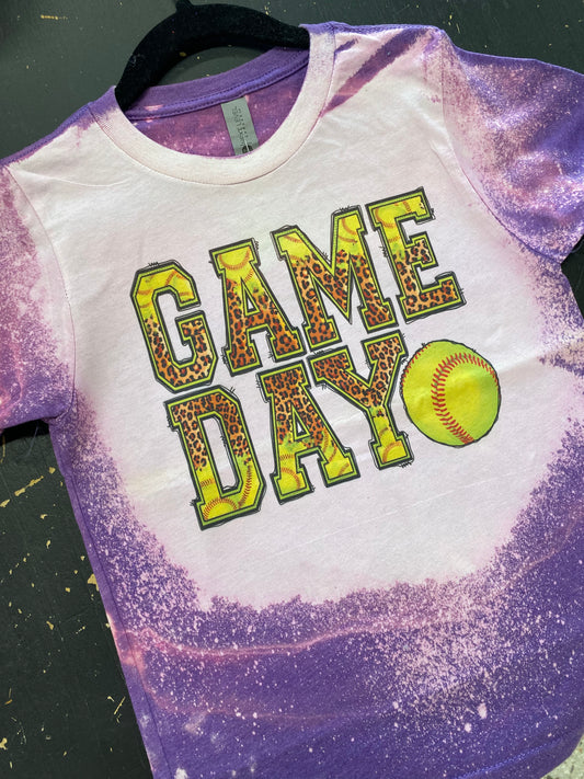 Bleached Game Day Softball Tee