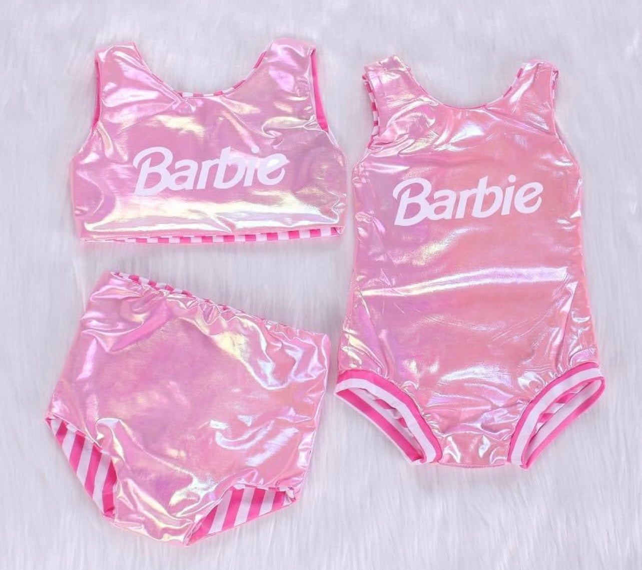 Girls barbie bathing cheap suit