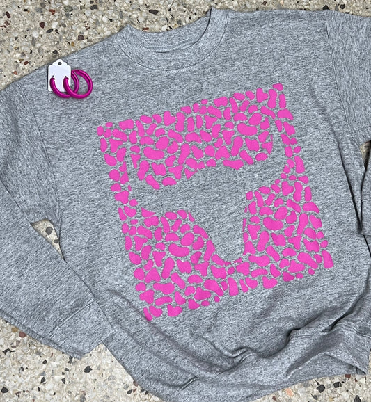 Pink Longhorn Sweatshirt