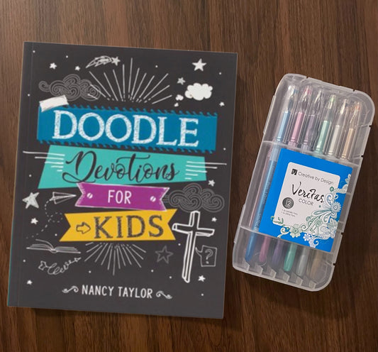 Doodle Devotions For Kids/Pen Set