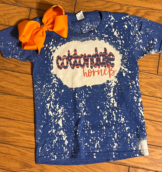 Cottondale Hornets Bleached Tee