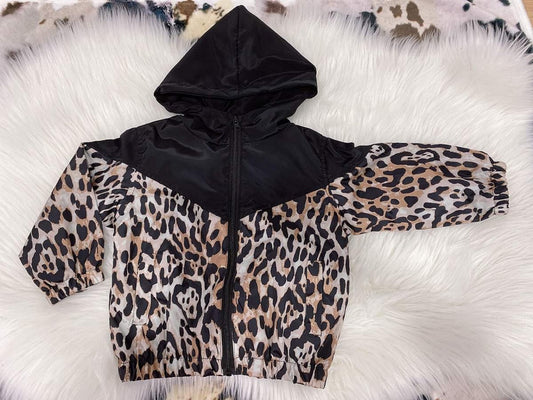 Girls Leopard Jacket