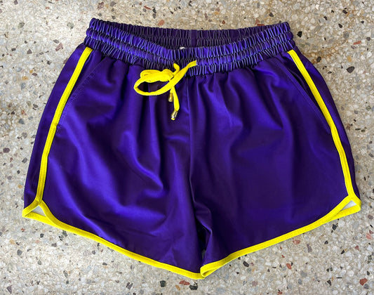 Purple/Gold Everyday Shorts